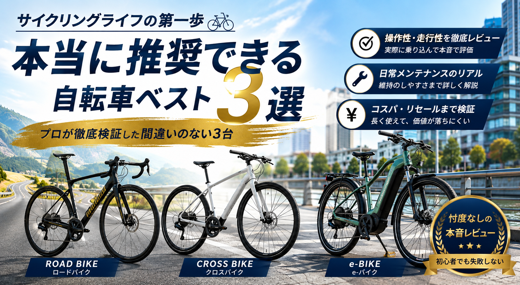 自転車比較メイン画像
